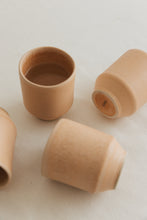 Lade das Bild in den Galerie-Viewer, THE NAKOA "ALORA" CAPPUCINO CUP - SET OF 4 (Sunny Peach)
